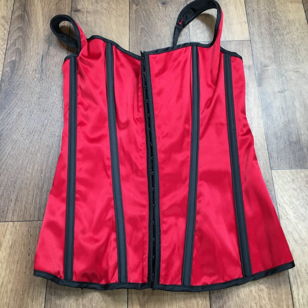 Frederick’s of Hollywood Black and Red Corset